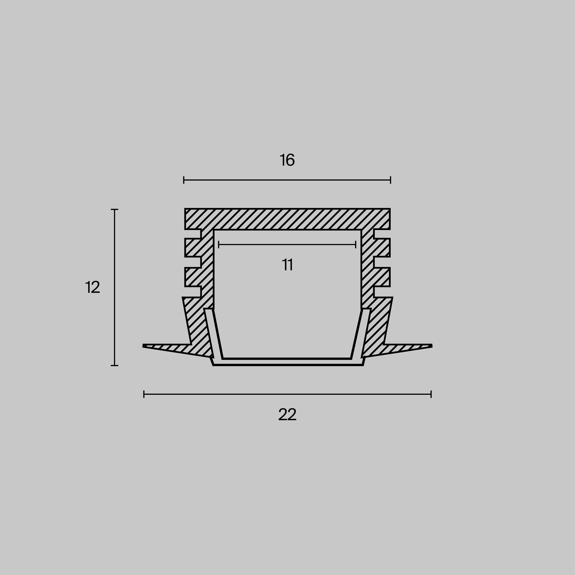 картинка Комплектующие к светодиодной ленте Technical ALM006S-2M от магазина pro-decor.kz