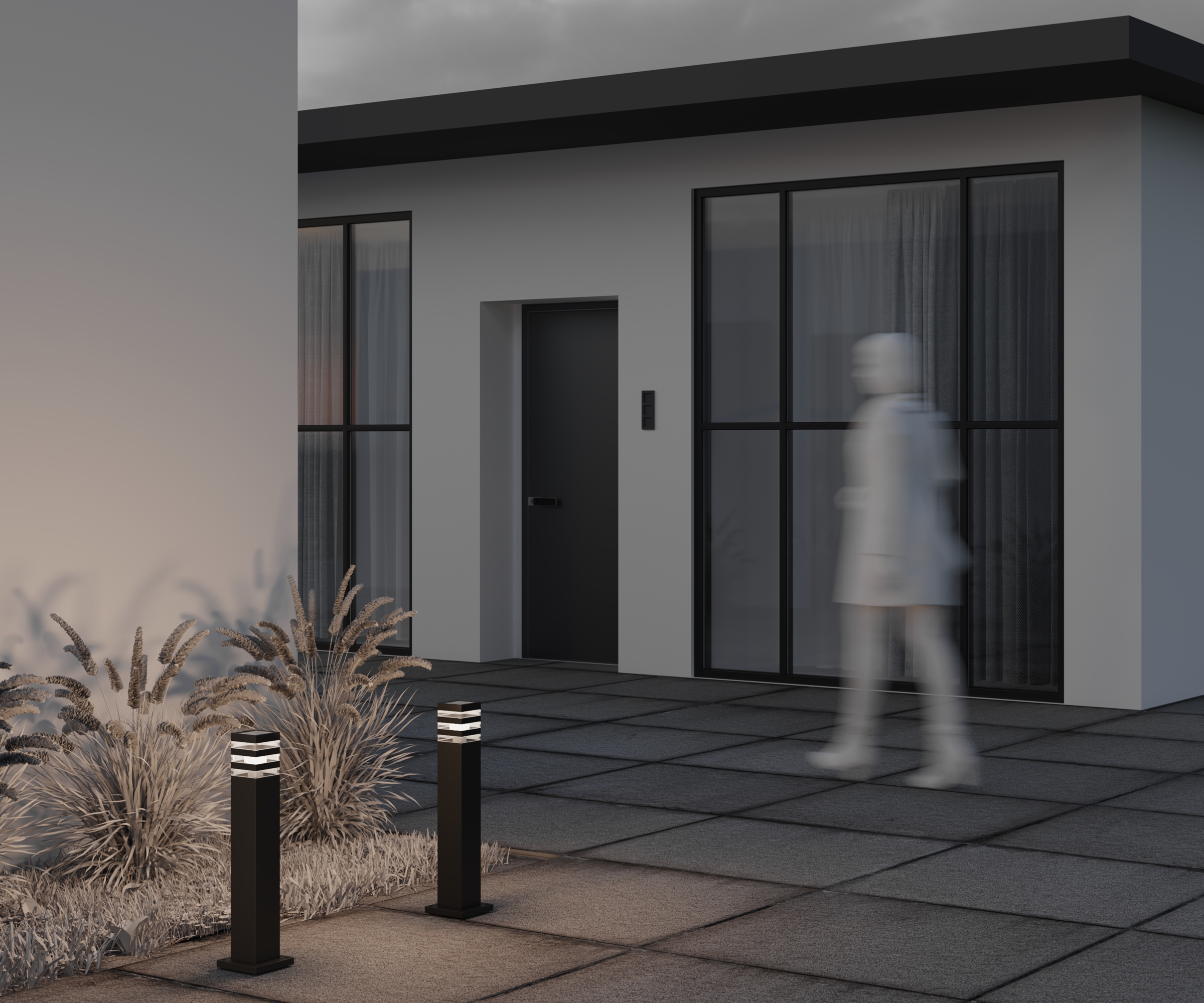 картинка Уличный светильник Maytoni Unter den Linden O578FL-01B от магазина pro-decor.kz