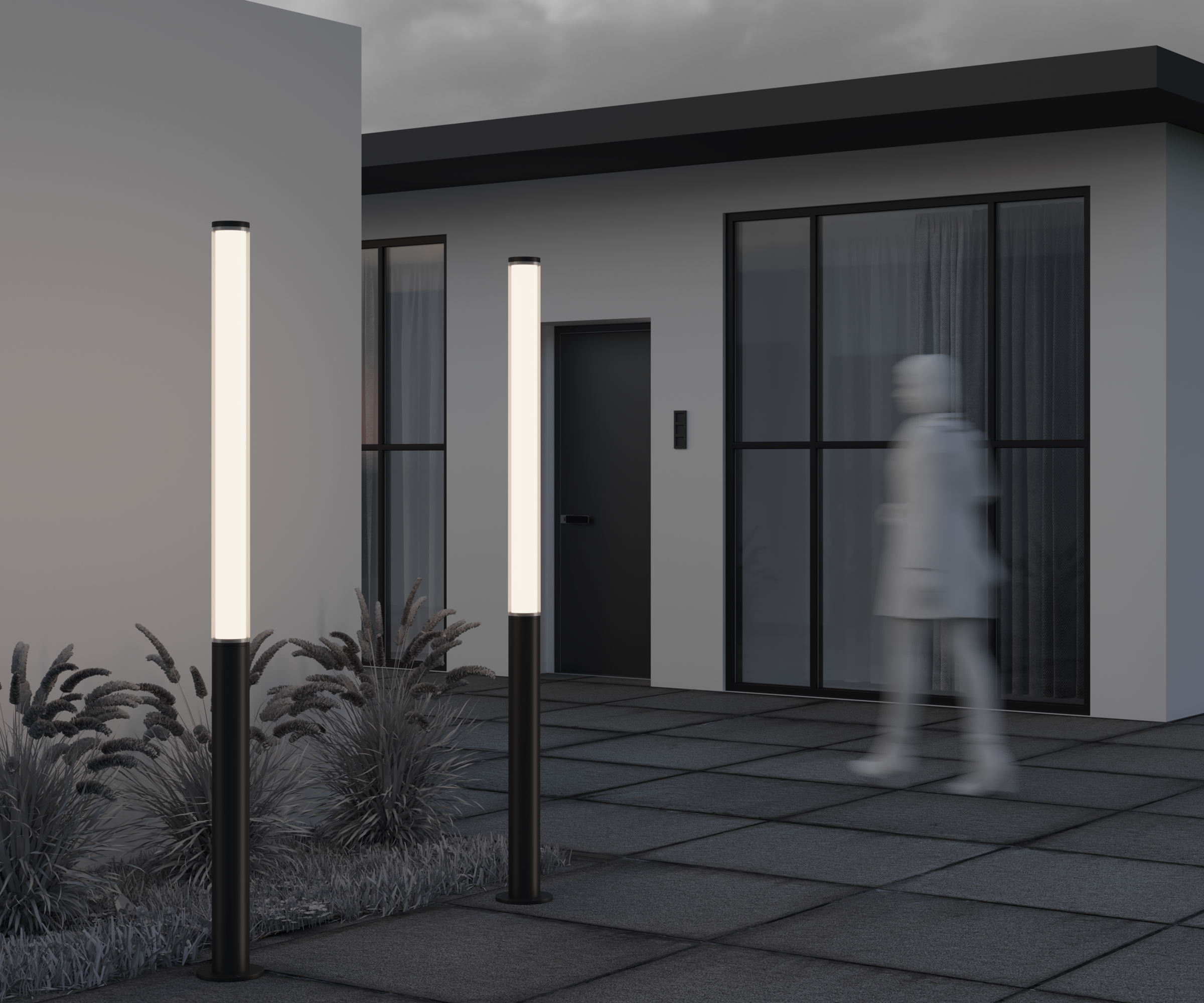 картинка Ландшафтный светильник Maytoni O041FL-L100B3K от магазина pro-decor.kz