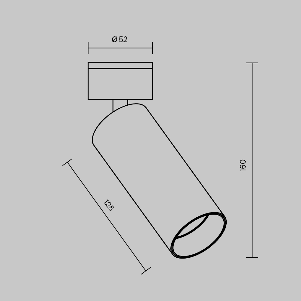 картинка Потолочный светильник Technical C055CL-L12B4K-W-B от магазина pro-decor.kz