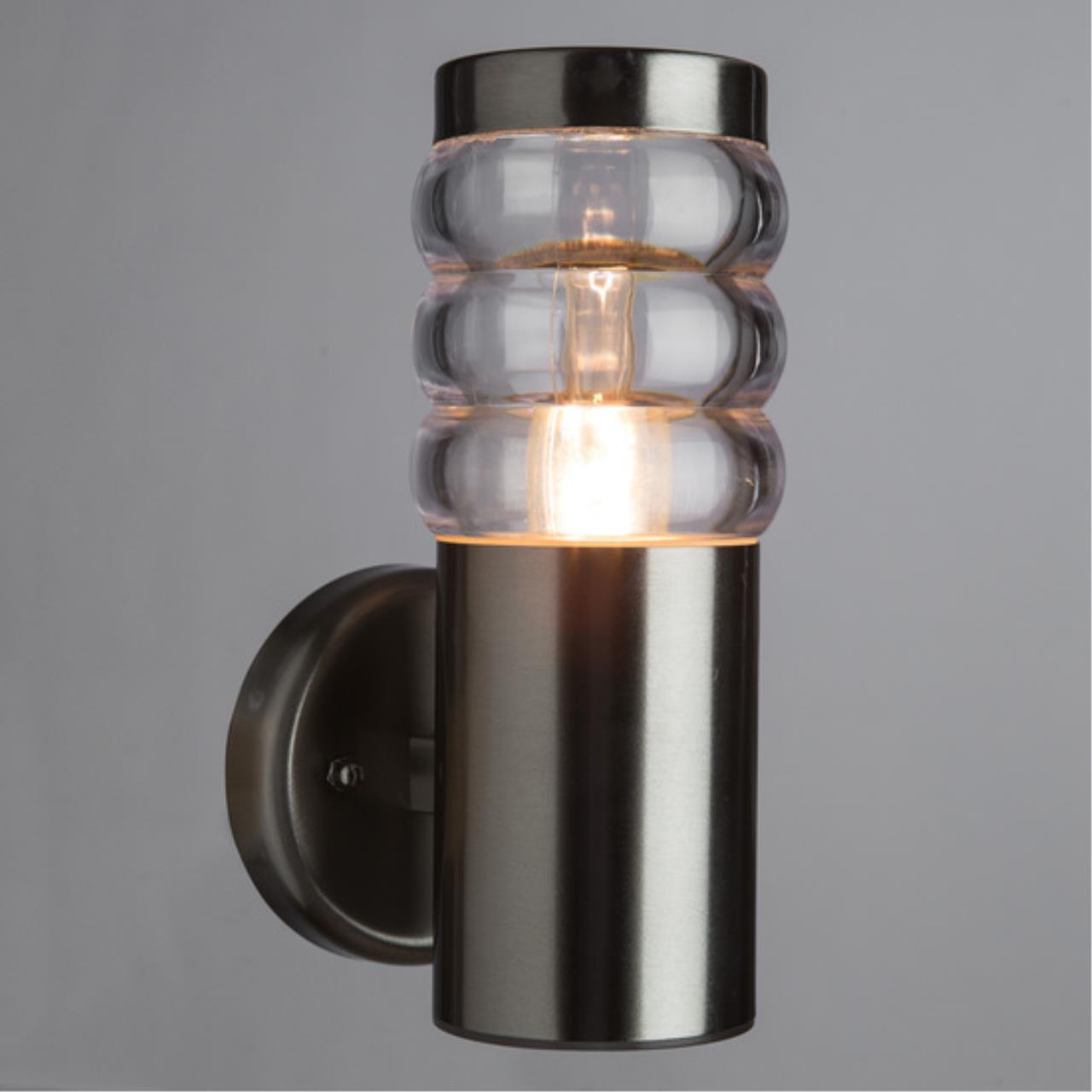 картинка Уличный настенный светильник Arte Lamp Portico A8381AL-1SS от магазина pro-decor.kz