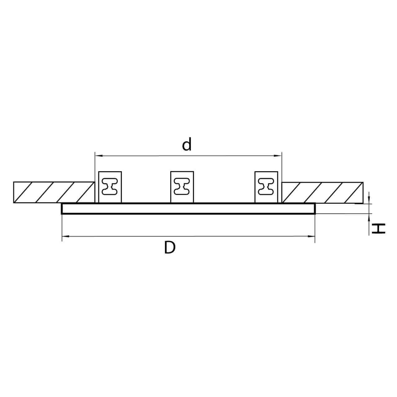 картинка Рамка Lightstar Intero 111 217937 от магазина pro-decor.kz