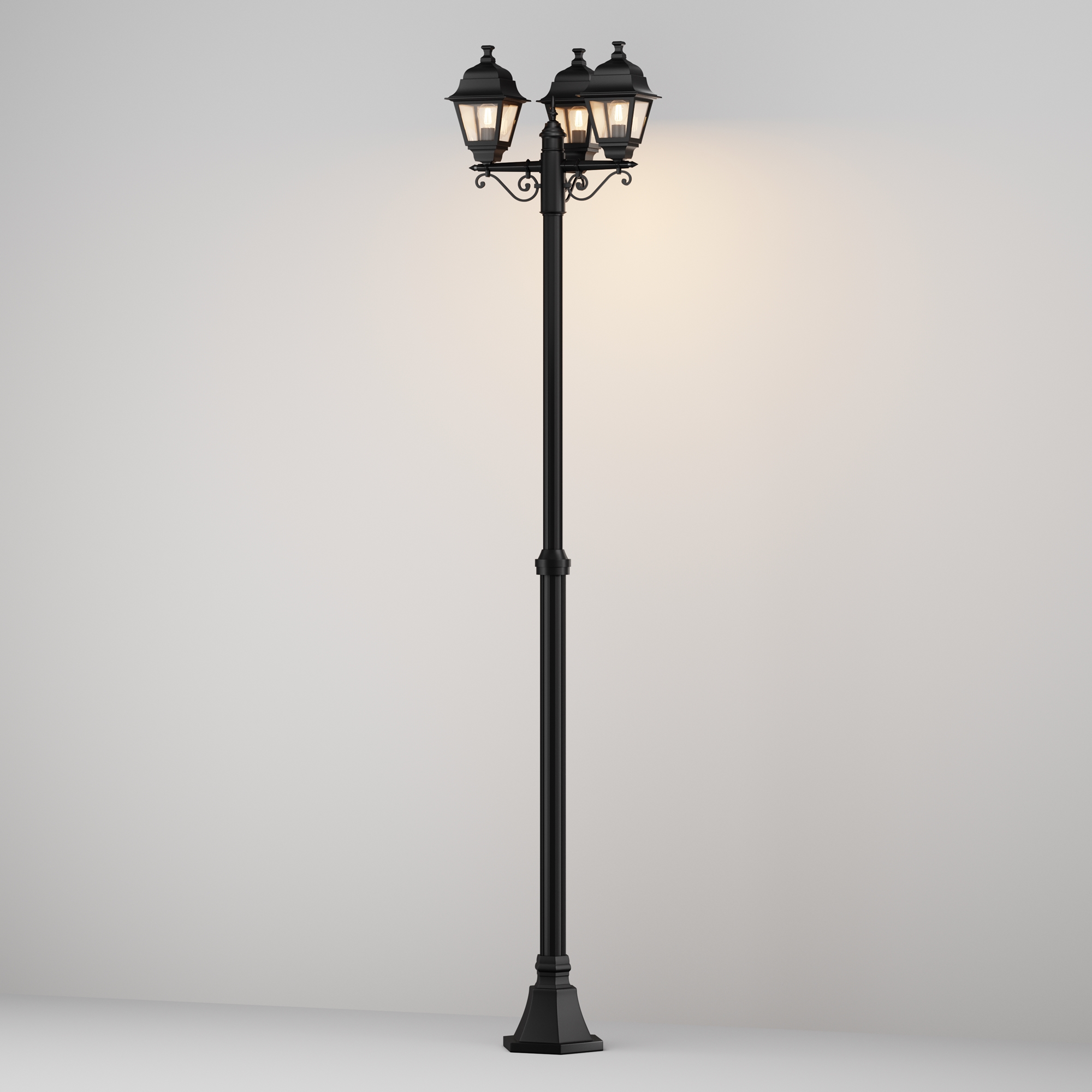 картинка Садово-парковый светильник Maytoni Abbey Road O003FL-03B от магазина pro-decor.kz