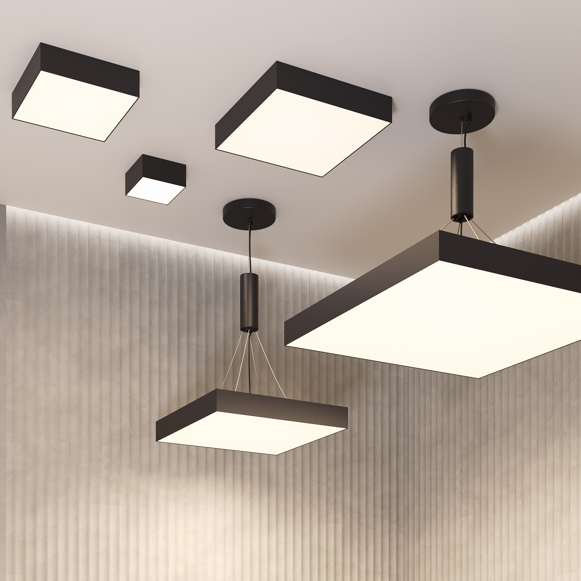 картинка Потолочный светильник Technical C032CL-36W4K-SQ-B от магазина pro-decor.kz
