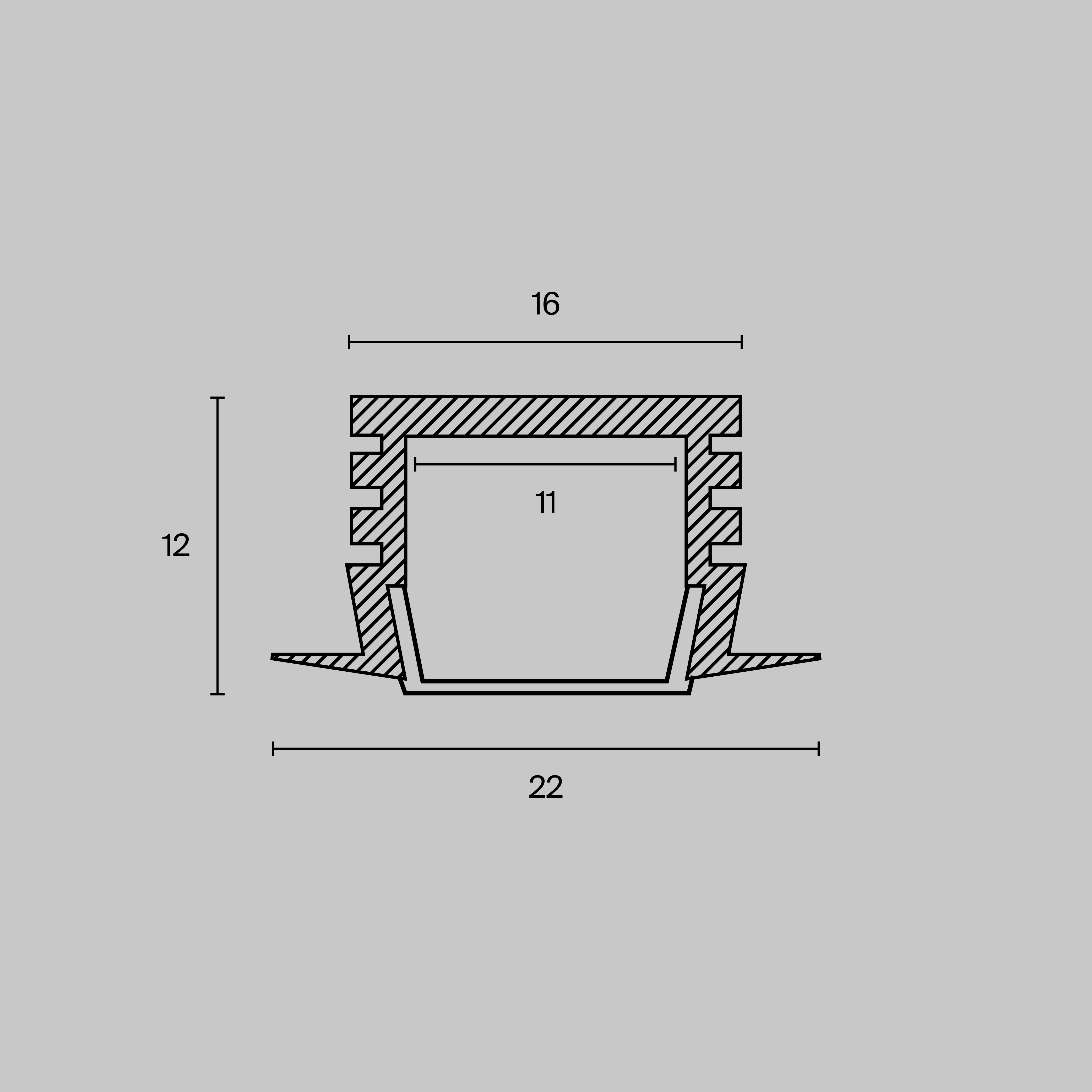 картинка Комплектующие к светодиодной ленте Technical ALM006S-2M от магазина pro-decor.kz