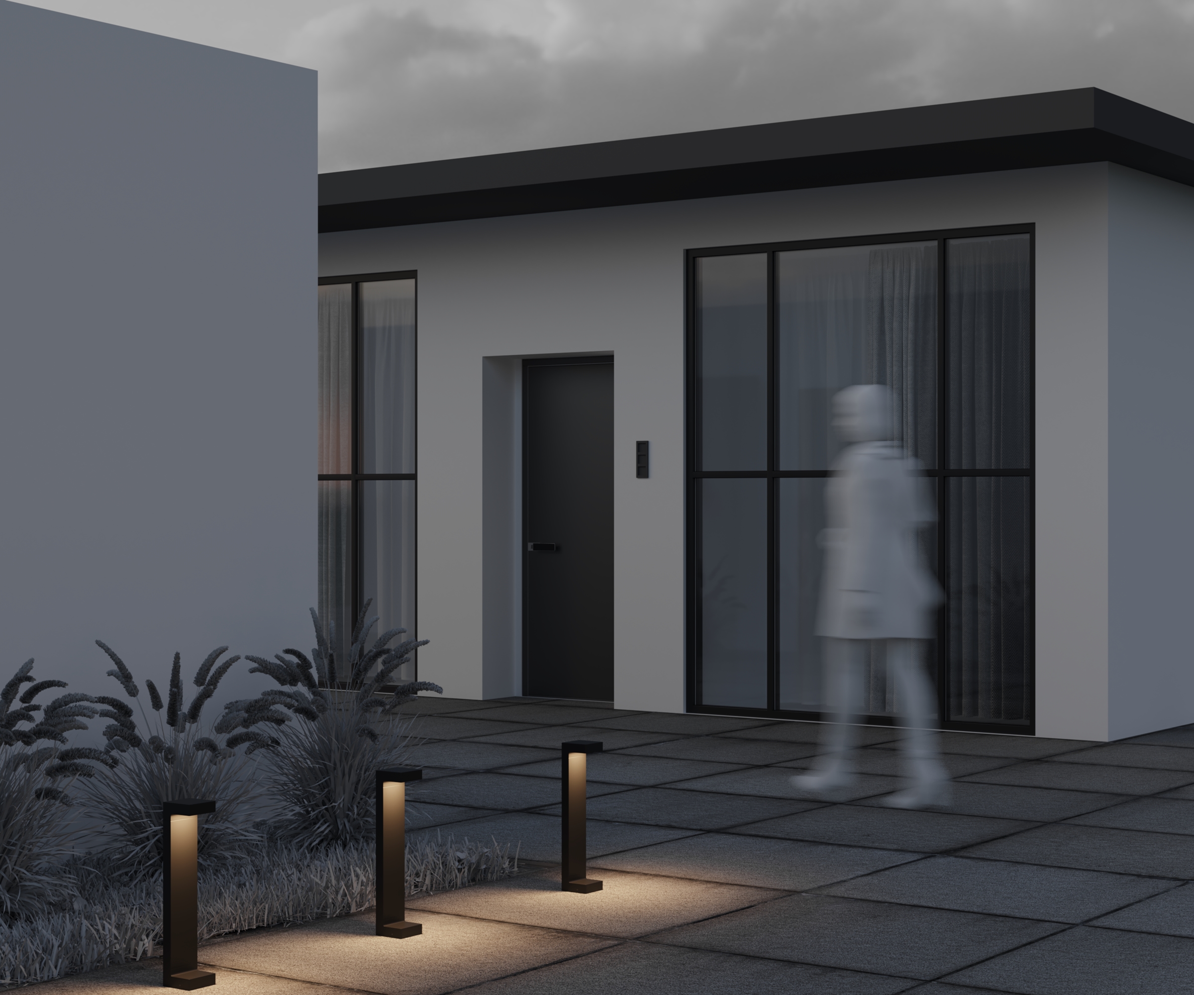 картинка Уличный светодиодный светильник Maytoni Barclay Street O013FL-L9B от магазина pro-decor.kz