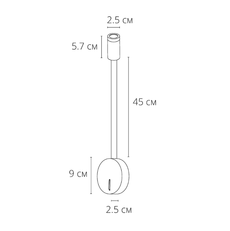 картинка Бра Arte Lamp ASTA A5879AP-1SG от магазина pro-decor.kz