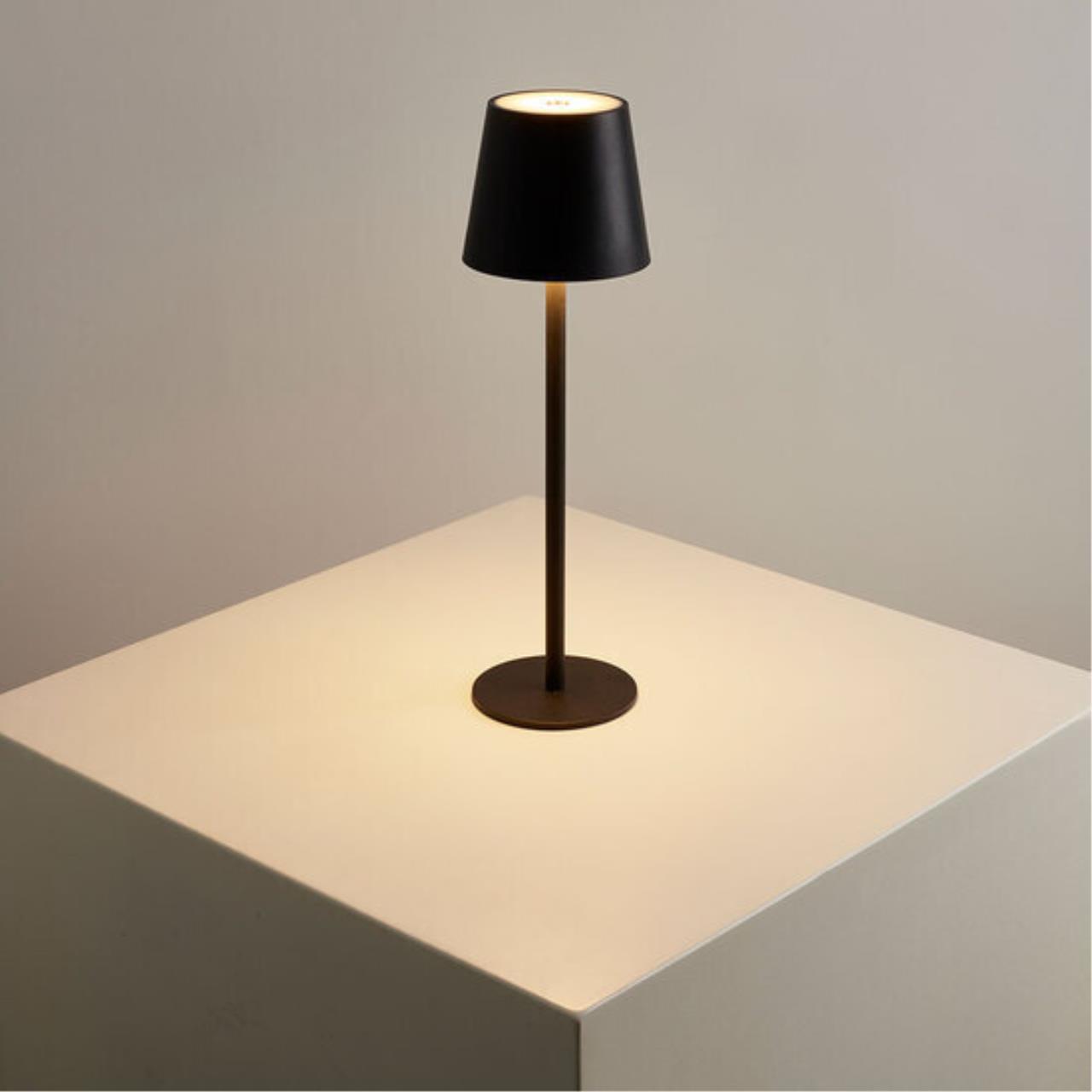 картинка Настольный светильник FUYUE Arte Lamp A1614LT-1BK от магазина pro-decor.kz