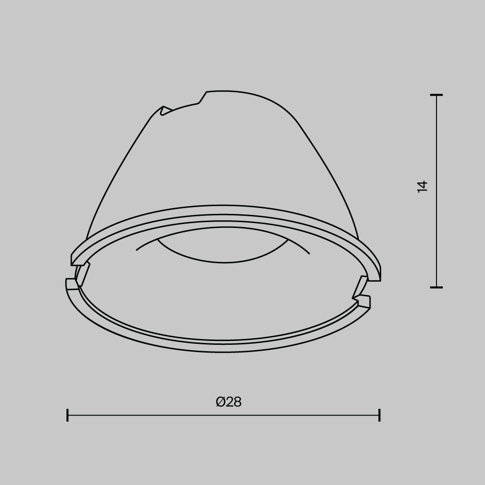 картинка Аксессуар Technical LensD28-24 от магазина pro-decor.kz