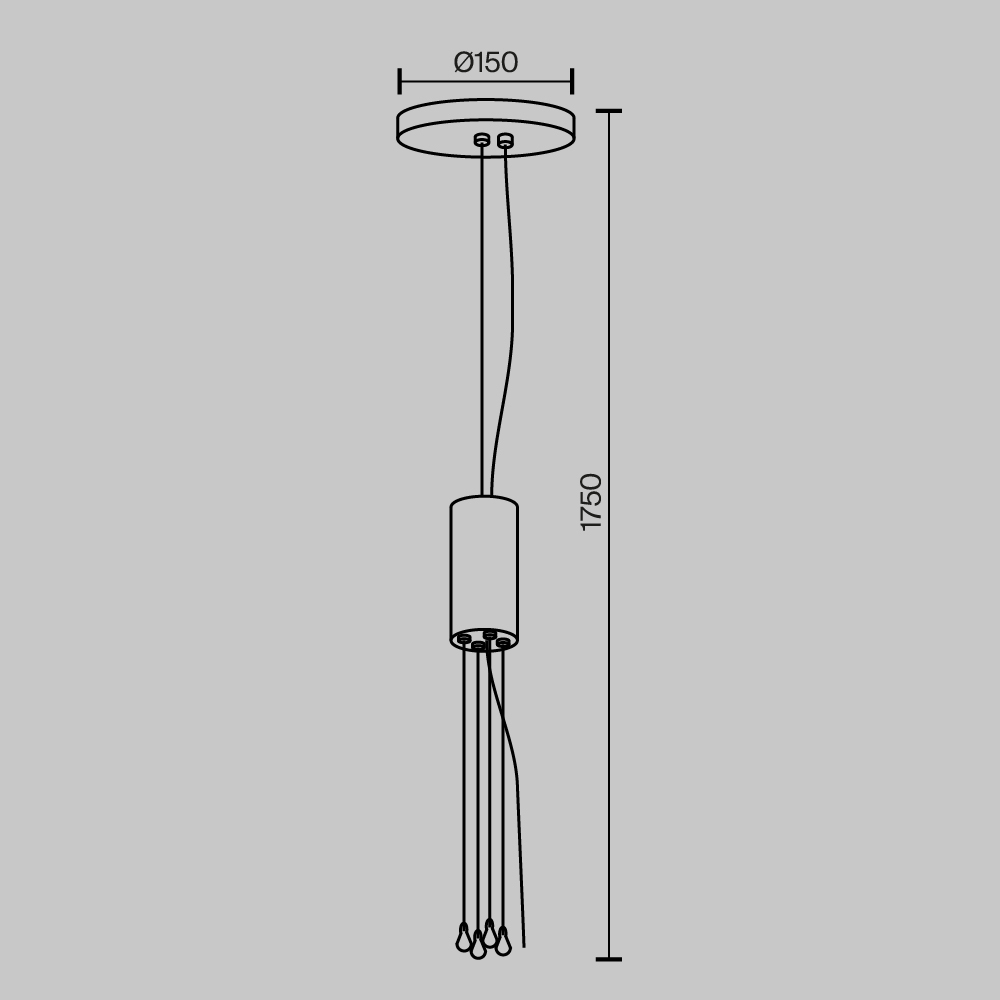 картинка Универсальное крепление Technical C032C-04-B-1 от магазина pro-decor.kz