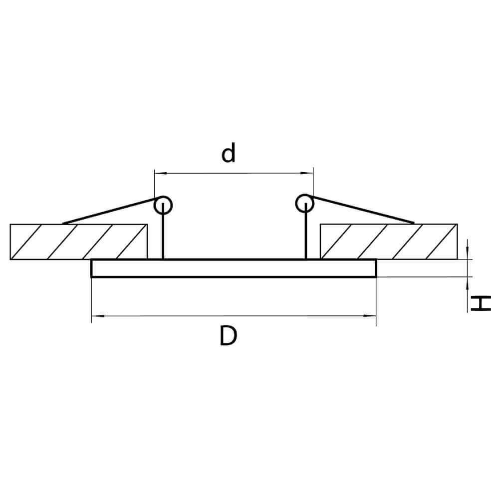 картинка Рамка Lightstar Intero 111 217919 от магазина pro-decor.kz