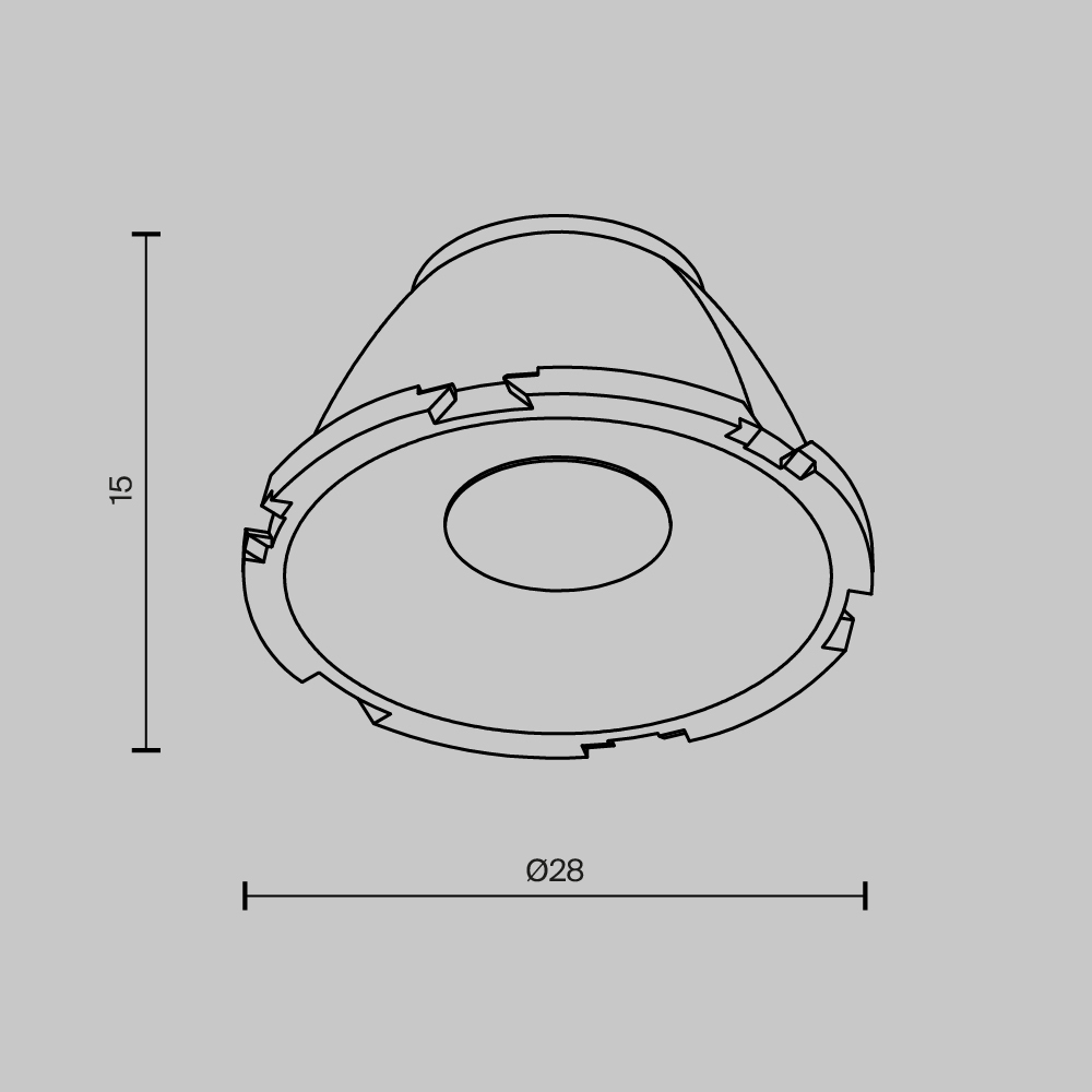 картинка Аксессуар Technical LensCD28-15 от магазина pro-decor.kz