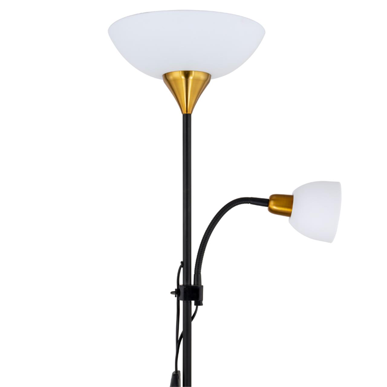 картинка Торшер Arte Lamp Duetto A9569PN-2BK от магазина pro-decor.kz