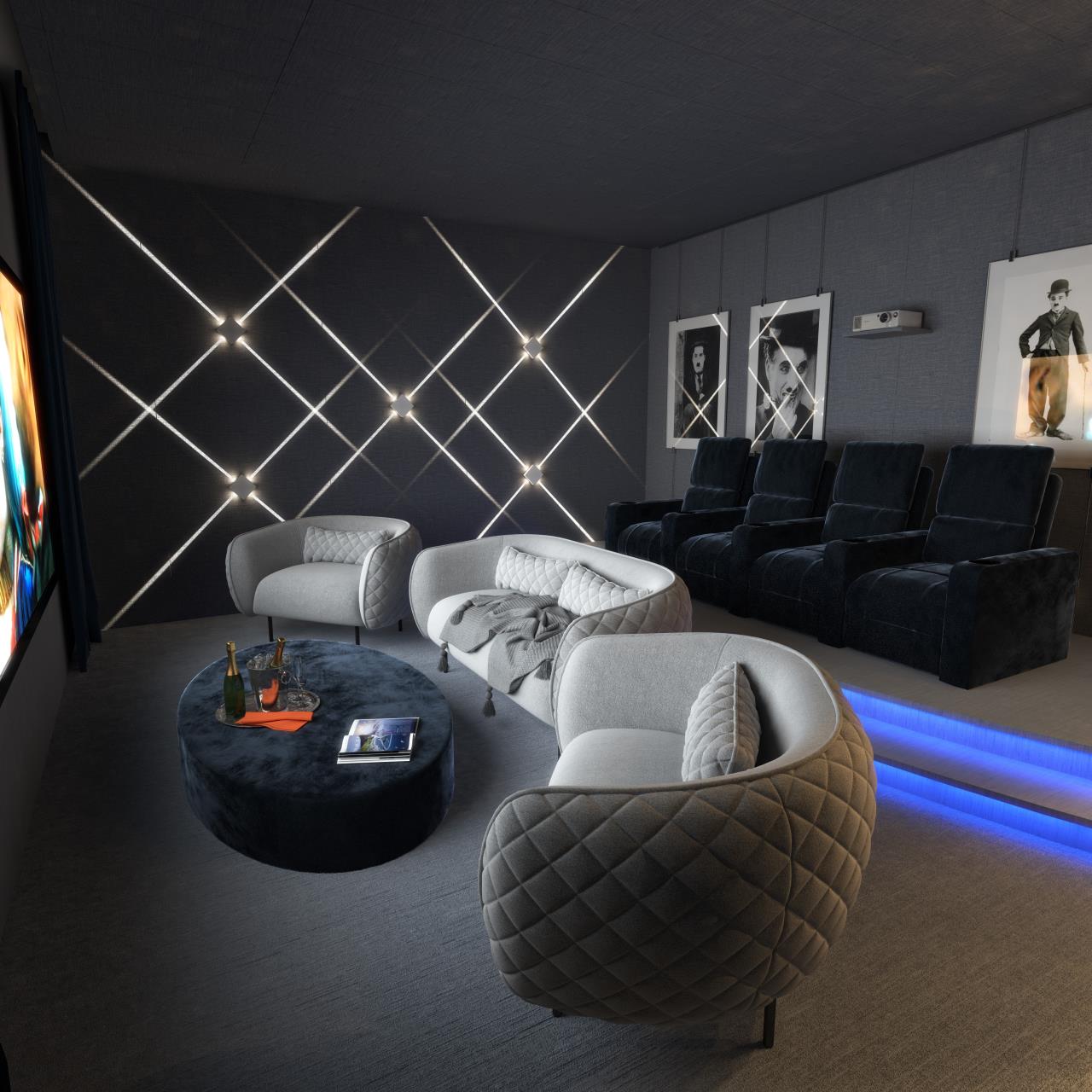 картинка Настенный светодиодный светильник Odeon Light Hightech Vista 4258/8WL от магазина pro-decor.kz
