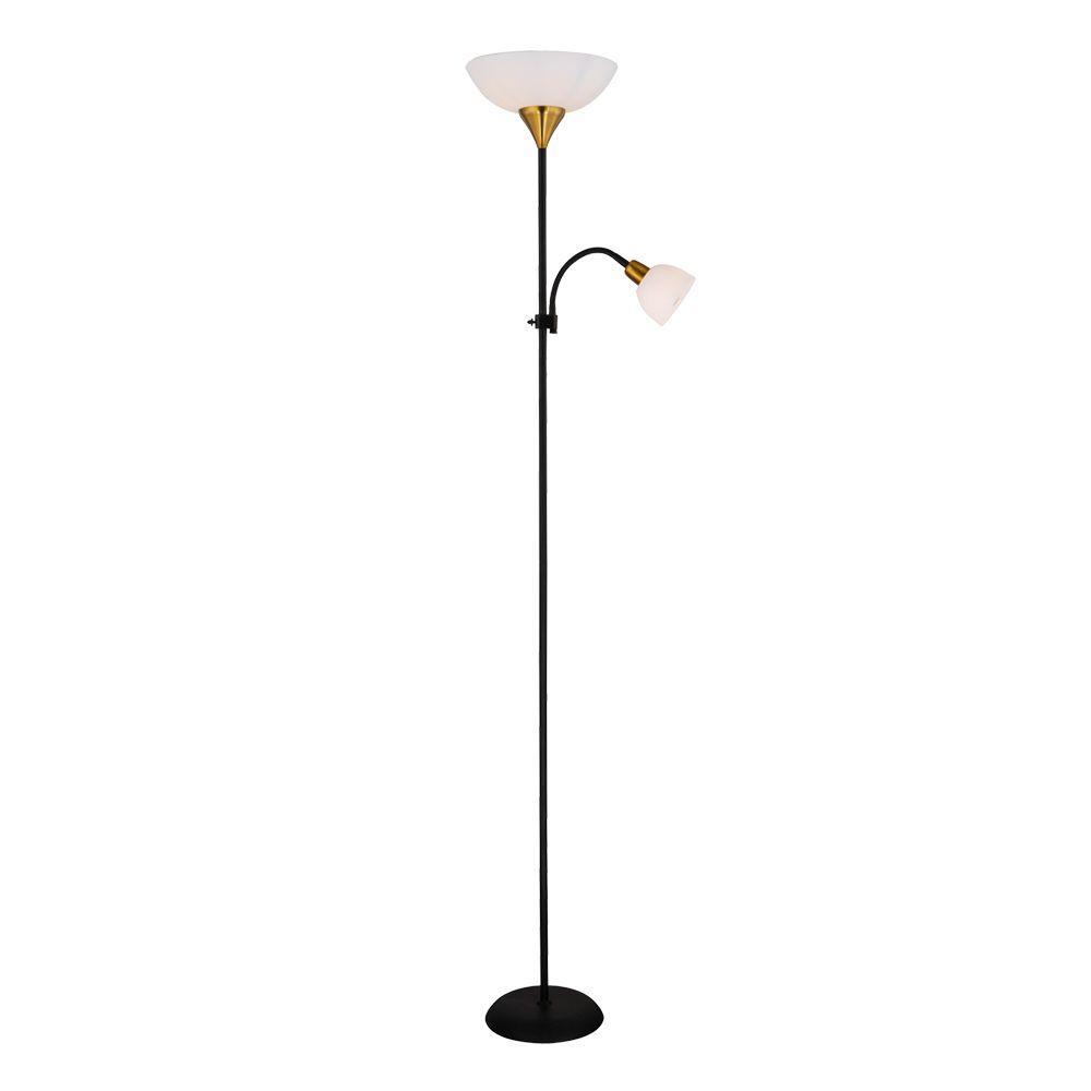 картинка Торшер Arte Lamp Duetto A9569PN-2BK от магазина pro-decor.kz