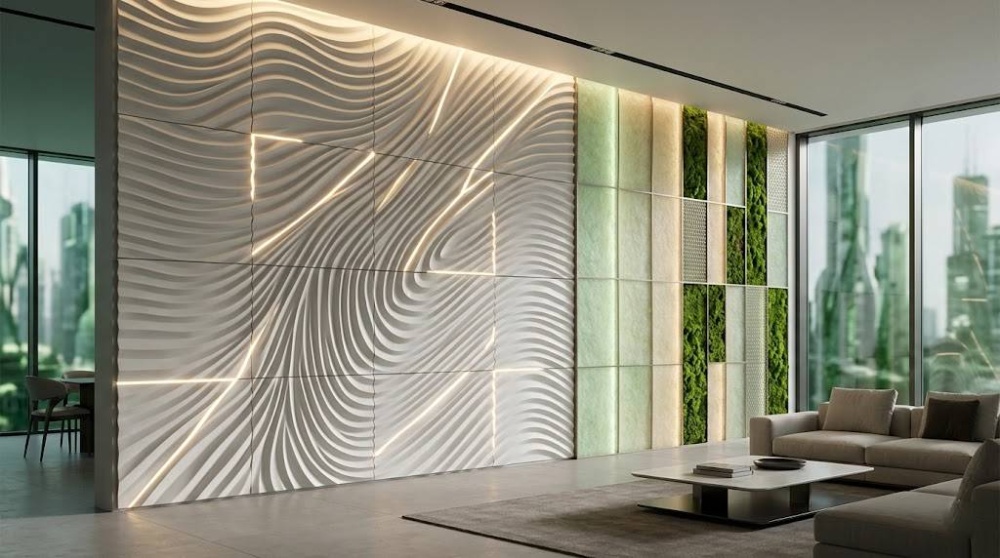 3D-панели: секреты эффектного оформления стен в 2026 году