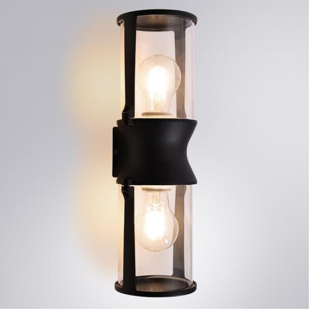 картинка Уличный светильник MINCHIRA Arte Lamp A8306AL-2BK от магазина pro-decor.kz