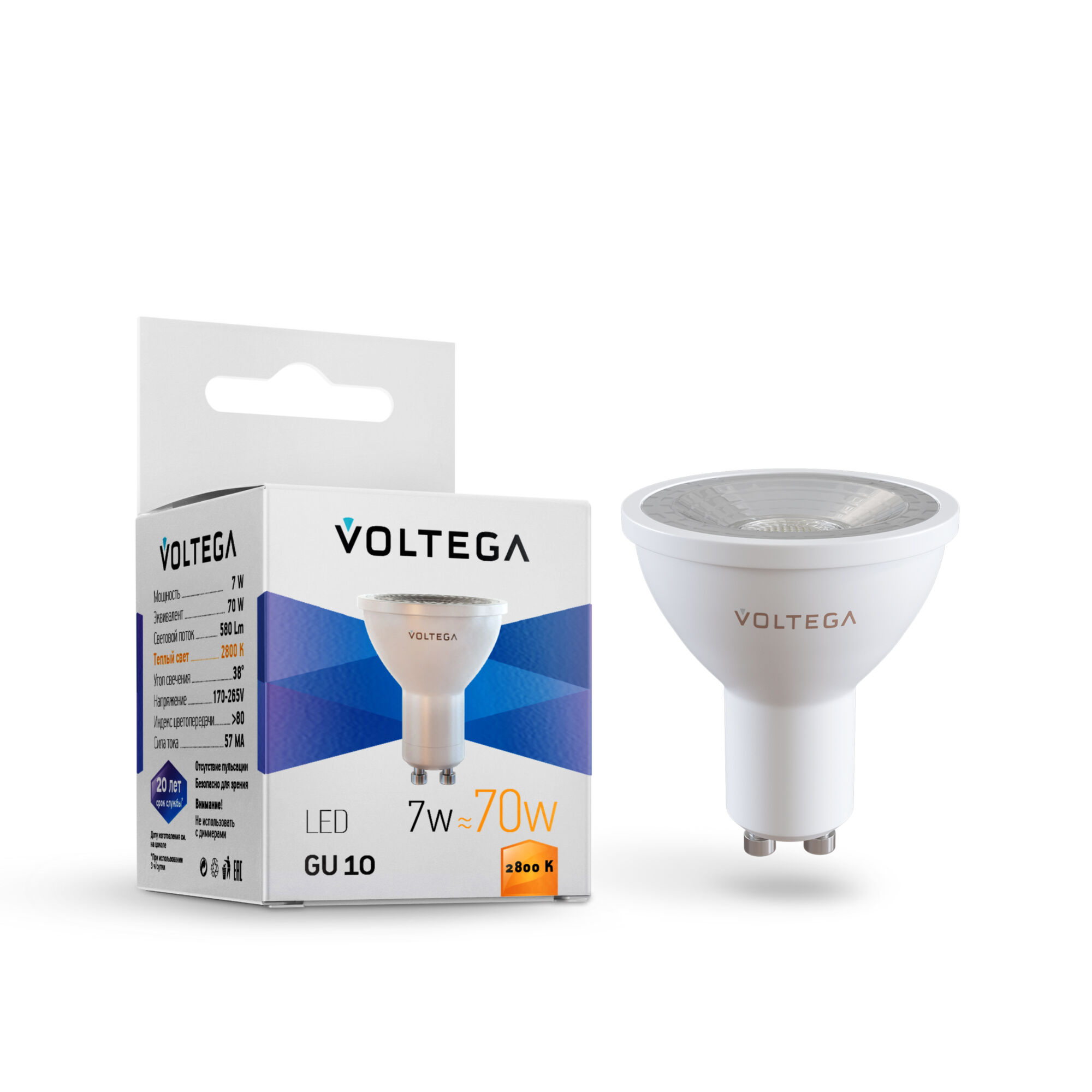 картинка Лампа светодиодная Voltega 7060 от магазина pro-decor.kz