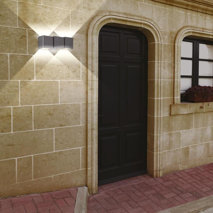 картинка Уличный настенный светодиодный светильник Novotech Street Kaimas 357401 от магазина pro-decor.kz