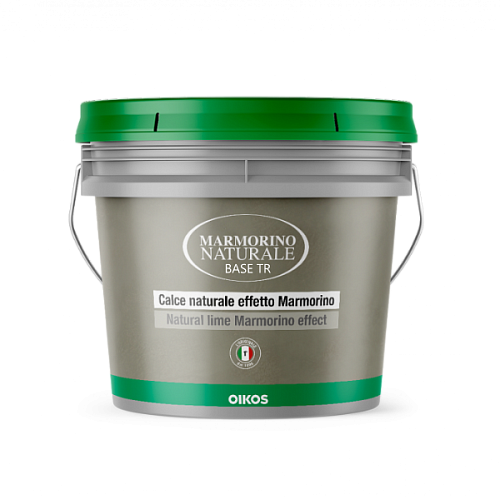 Штукатурка MARMORINO NAT. BASE TR   KG. 1 OIKOS, Штукатурка
